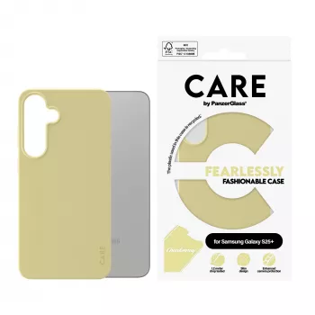 PanzerGlass CARE™ by ® Case Chardonnay Samsung Galaxy S25+, Cover, Samsung, Samsung - Galaxy S25+, żółty