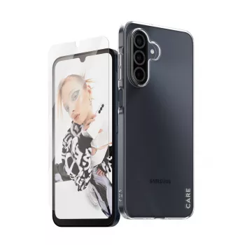 PanzerGlass CARE™ by ® 2-in-1 Bundle Samsung Galaxy A26 5G, Samsung, Samsung - Galaxy A26 5G, Aplikacja na sucho, Odporny na zarysowania, Odporny na wstrząsy, Przezroczysty, 1 szt.