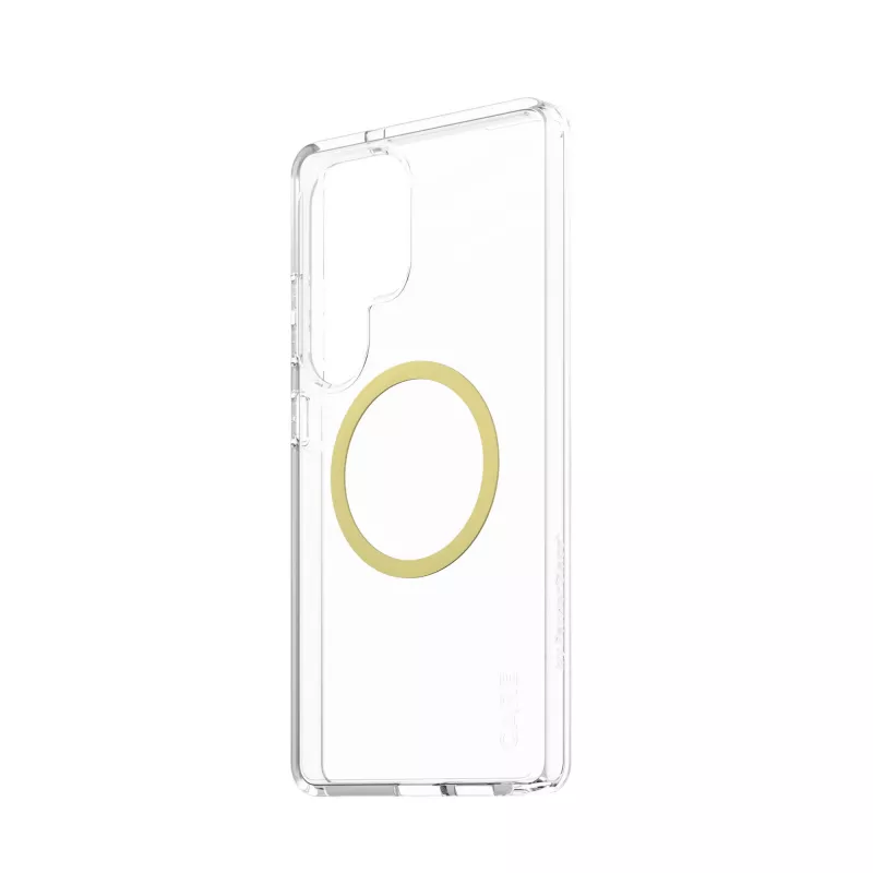 PanzerGlass CARE™ by ® Urban Combat Case Transparentny z Chardonnay Qi Kompatybilny Samsung Galaxy S25 Ultra