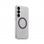 PanzerGlass CARE Urban Combat przezroczyste etui Plum Purple Qi Samsung Galaxy S25+