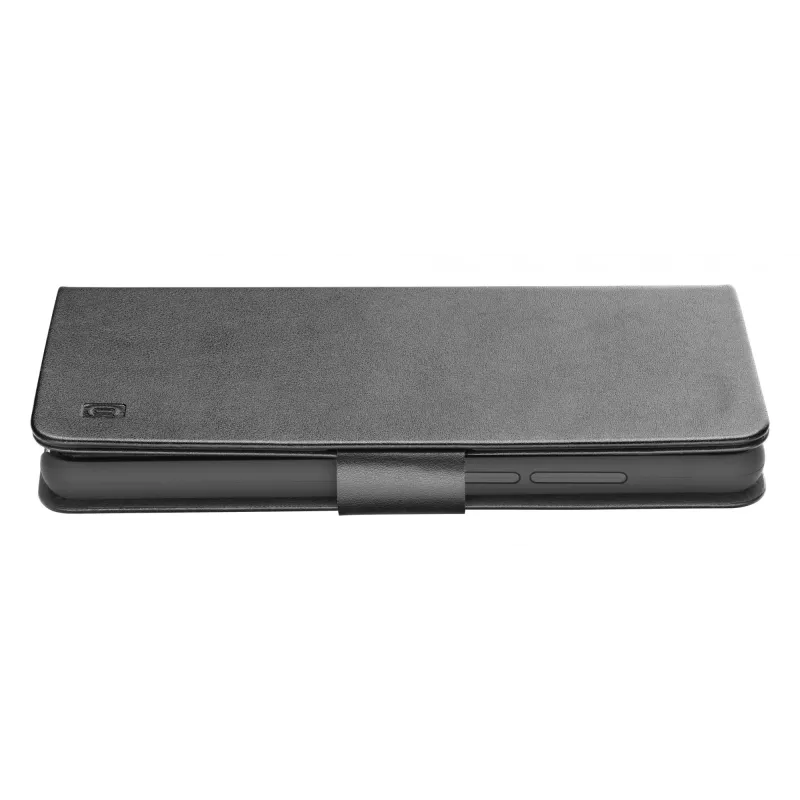 Etui z klapką Cellularline Galaxy S25 16,1 cm czarne 3 kieszenie na karty