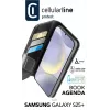 Cellularline Book Agenda - etui skóropodobne z magnetycznym zamknięciem dla Galaxy S25+