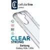 Cellularline Clear Protect - Galaxy A36/A56 twarde etui z gumowymi krawędziami