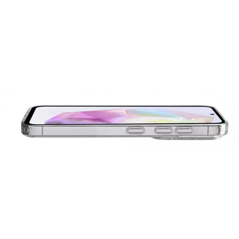 Cellularline Clear Protect - Galaxy A36/A56 twarde etui z gumowymi krawędziami