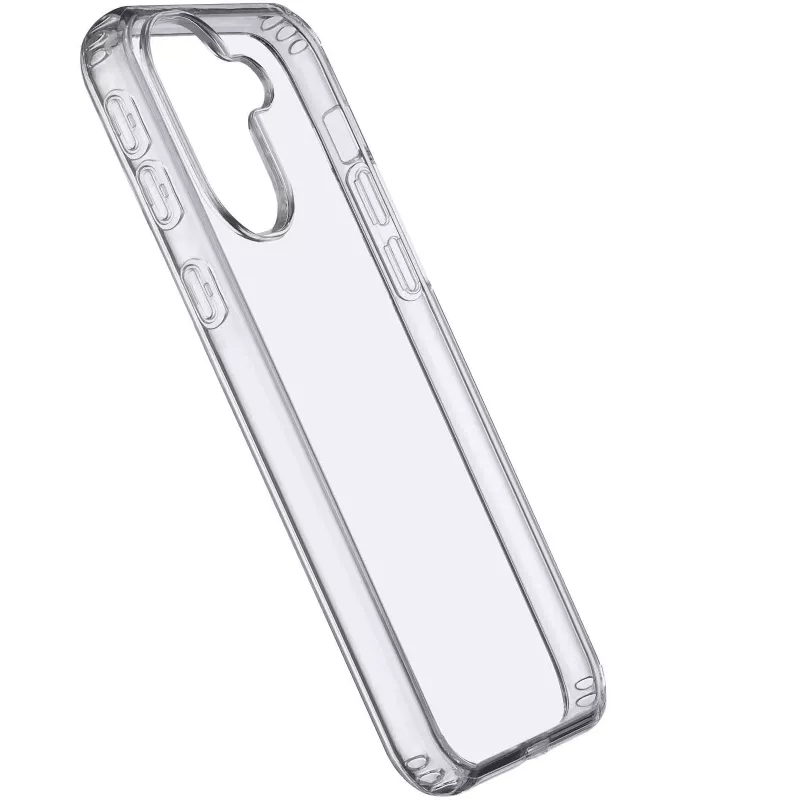 Cellularline Clear Protect - Galaxy A36/A56 twarde etui z gumowymi krawędziami