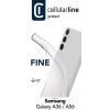 Cover Cellularline FINECGALA36T dla Samsung Galaxy A36/A56 Transparentny