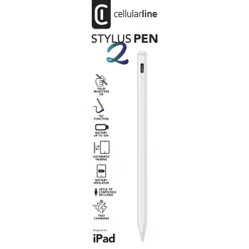 Stylus Pen Cellularline STYLUSPEN2IPAD szary 80 g Tablet Apple