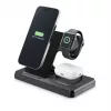 Stacja dokująca do urządzeń mobilnych Tech Pop Smartwatch/Smartfon Czarny