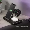 Stacja dokująca do urządzeń mobilnych Tech Pop Smartwatch/Smartfon Czarny