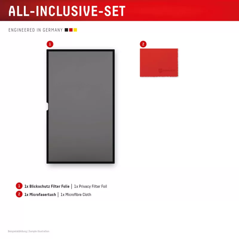 Displex PRIVACY SAFE removable 2-way privacy filter for Studio Display 27 inch