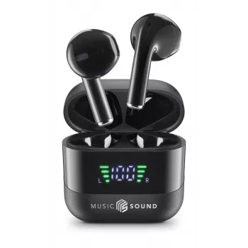 Music Sound SPARK Auricolare TWS z wyświetlaczem LED
