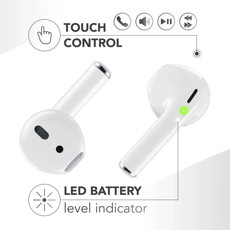Music Sound SPARK Auricolare TWS z wyświetlaczem LED
