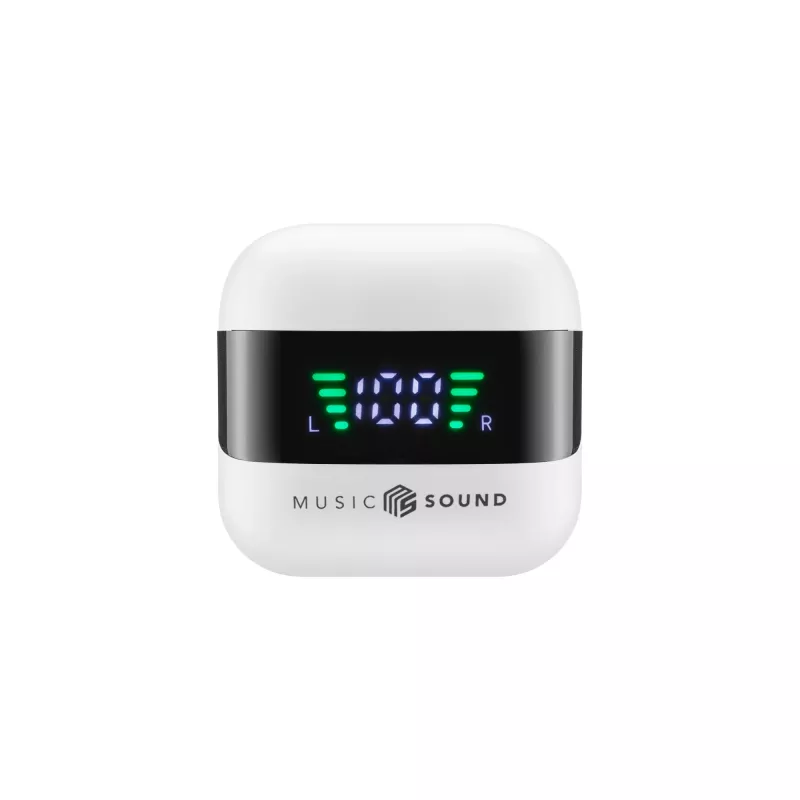 Music Sound SPARK Auricolare TWS z wyświetlaczem LED