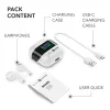 Music Sound SPARK Auricolare TWS z wyświetlaczem LED