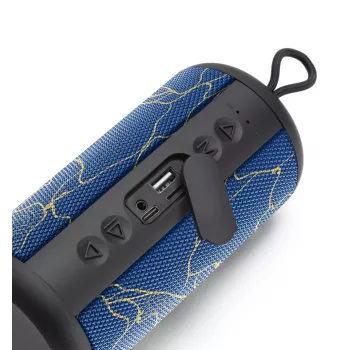 Pionowy głośnik Bluetooth Music Sound 5WATT, 5 W, bezprzewodowy, 0,15 m, przenośny głośnik mono, niebieski, walec