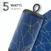Pionowy głośnik Bluetooth Music Sound 5WATT, 5 W, bezprzewodowy, 0,15 m, przenośny głośnik mono, niebieski, walec
