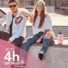 Mono przenośny głośnik Music Sound Vertical, różowy
