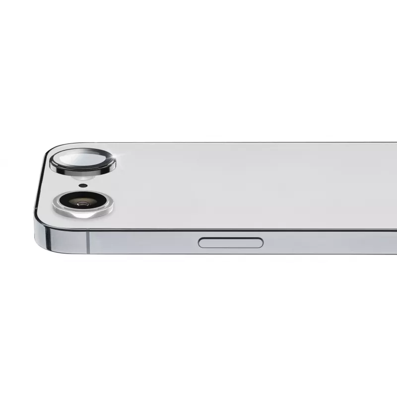 Osłona ekranu i obiektywu aparatu Cellularline CAMERARINGIPHSE4 do iPhone SE 2025 Odporna na zarysowania Przezroczysta