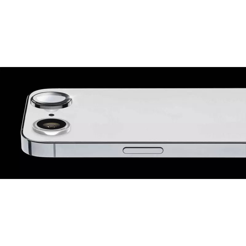 Osłona ekranu i obiektywu aparatu Cellularline CAMERARINGIPHSE4 do iPhone SE 2025 Odporna na zarysowania Przezroczysta