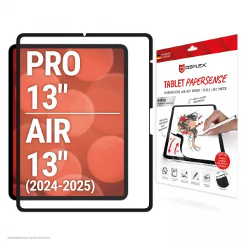 Displex TABLET PAPERSENSE do iPad Pro 13'' (2024)/Air 13'' (2025/2024), zdejmowana folia do pisania lub rysowania z Paper Feeling