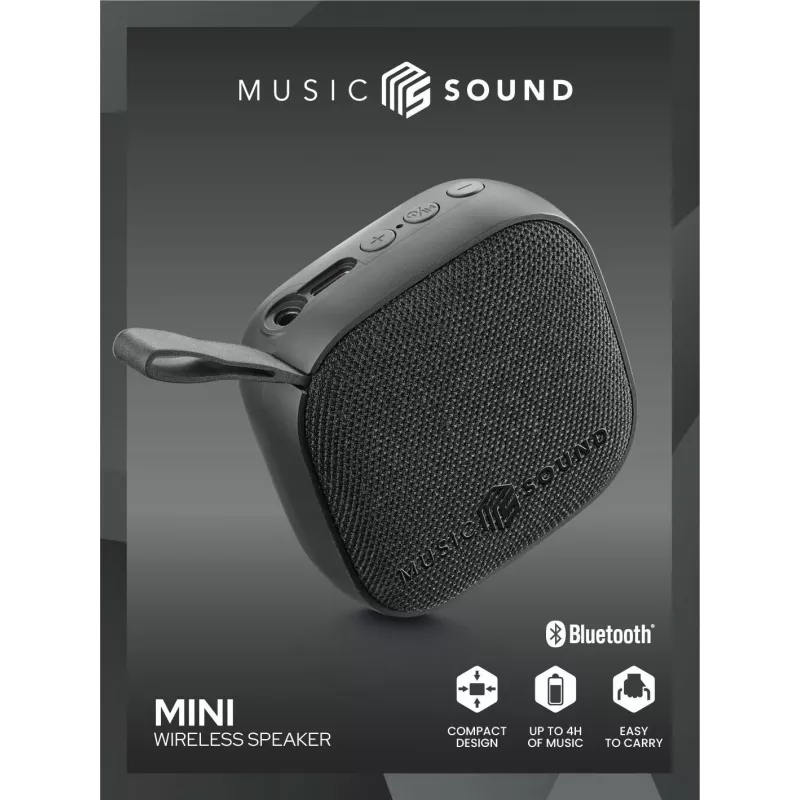 Mini kompaktowy głośnik bezprzewodowy Music Sound o mocy 3 W