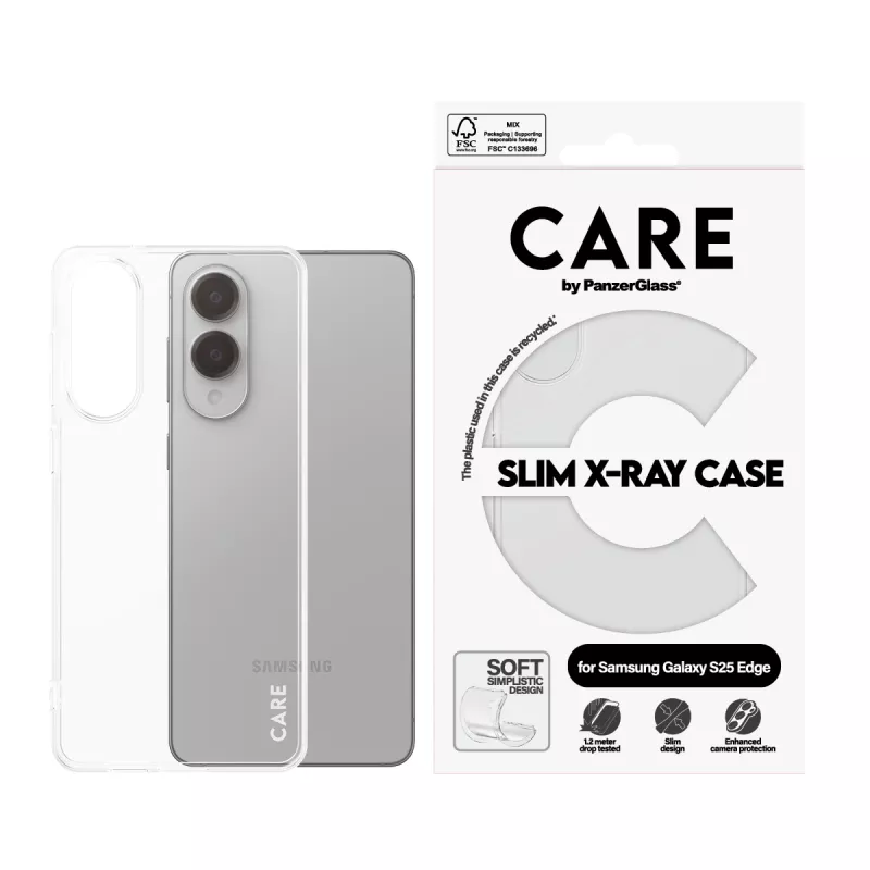 Cover PanzerGlass Samsung Galaxy S25 Edge Transparent X-Ray Soft