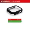 Displex 10H Szkło hartowane do Apple Watch 11/10 (42mm), etui na cały korpus, IP68, zatrzaskowe, czarny matowy