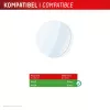Displex 9H Glass Garmin fenix E/fenix 8 (51mm), 2 szt., ultracienkie, bezramkowe, zapobiegające powstawaniu smug, wyprodukowane w Niemczech