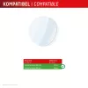 Displex 9H Glass Galaxy Watch 7/6 (44mm), 2 szt., Ultracienkie, Bezramkowe, Antysmugowe, Wyprodukowano w Niemczech