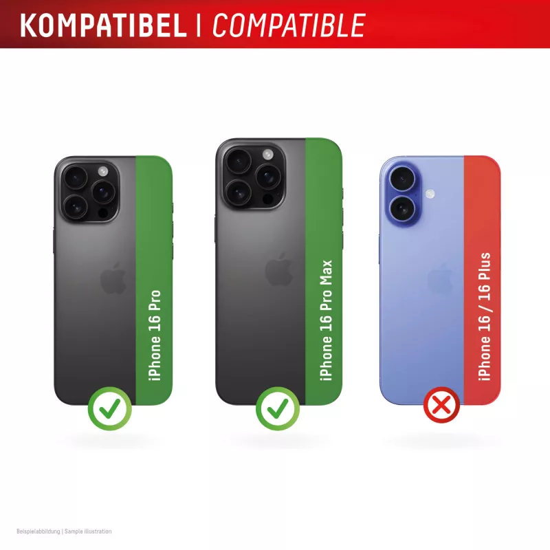 Displex Premium Camera Lens Glass, iPhone 16 Pro/16 Pro Max, 10H, pojedyncze pierścienie, DLC, przezroczysty, szybki montaż