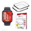Displex Unbreakable Full Cover Smart Glass Apple Watch SE3/SE2/SE (44mm), 2 szt., Ultracienkie, od krawędzi do krawędzi, Eco Mount