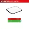 Displex Unbreakable Full Cover Smart Glass Apple Watch SE3/SE2/SE (44mm), 2 szt., Ultracienkie, od krawędzi do krawędzi, Eco Mount