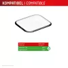 Szkło ochronne Displex Unbreakable Full Cover Smart Glass do Apple Watch 11/10 (42 mm), 2 szt., ultracienkie, krawędź do krawędzi, Eco Mount