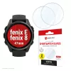 Szkło ochronne Compulocks Displex 9H do Garmin fenix 8 / fenix E (47 mm) — 2 szt., ultracienkie, bezramkowe, powłoka antyodciskowa