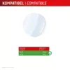 Szkło ochronne Compulocks Displex 9H do Garmin fenix 8 / fenix E (47 mm) — 2 szt., ultracienkie, bezramkowe, powłoka antyodciskowa
