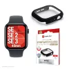 Szkło ochronne PanzerGlass Displex 10H do Apple Watch SE3/SE2/SE (40mm) — Pełna obudowa, IP68, zatrzaskowe, czarne matowe