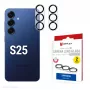 Displex Full Cover Camera Lens Glass Samsung Galaxy S25, 10H, Full Camera Protector, Quick Mount, 2-Pack