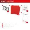 Displex Full Cover Camera Lens Glass iPhone 16/16 Plus/17, 10H, Full Camera Protector, Szybki montaż, 2 szt.