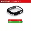 Displex 10H szkło hartowane do Apple Watch 11/10 (46mm), etui na cały korpus, IP68, zatrzaskowe, czarne matowe