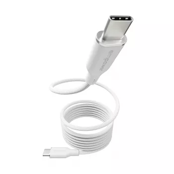 PanzerGlass empower™ by ® Magnetyczny kabel USB-C do USB-C 240W | USB 2.0 | 1,5 m | Srebrno-biały