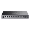 TP-Link Omada ES210GP przełącznik sieciowy zarządzalny L2 Gigabit Ethernet (10/100/1000) Power over Ethernet (PoE) montaż na szynie DIN czarny