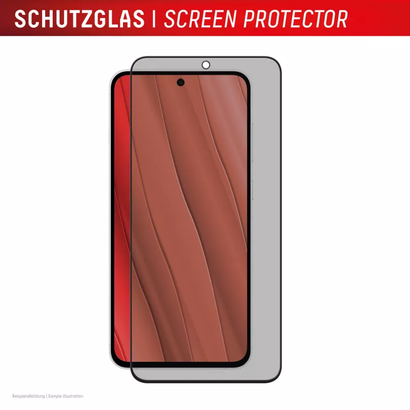 Displex Privacy Ochrona ekranu (10H) do Samsung Galaxy S25 FE/S24 FE, ramka montażowa Eco, filtr prywatyzujący