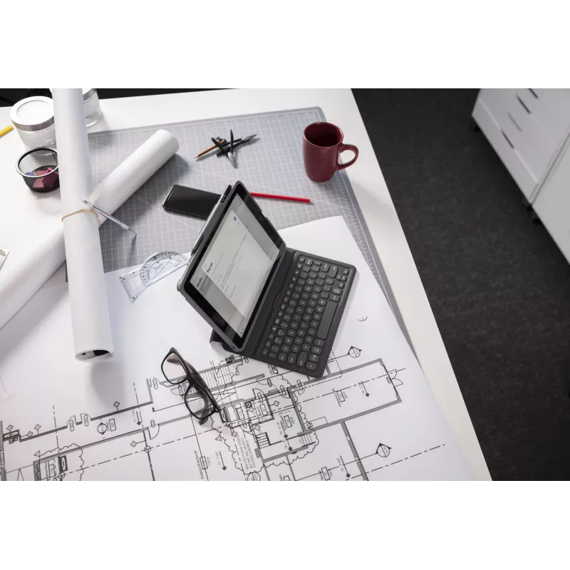 Klawiatura ZAGG Pro Keys-Apple-iPad 10.9-Czarny/Szary-Niemiecki