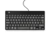 Ergonomiczna klawiatura R-Go Tools R-Go Compact Break, kompaktowa klawiatura z oprogramowaniem do przerw, AZERTY (FR), przewodowa, czarna