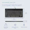 Ergonomiczna klawiatura R-Go Tools R-Go Compact Break, kompaktowa klawiatura z oprogramowaniem do przerw, AZERTY (FR), przewodowa, czarna
