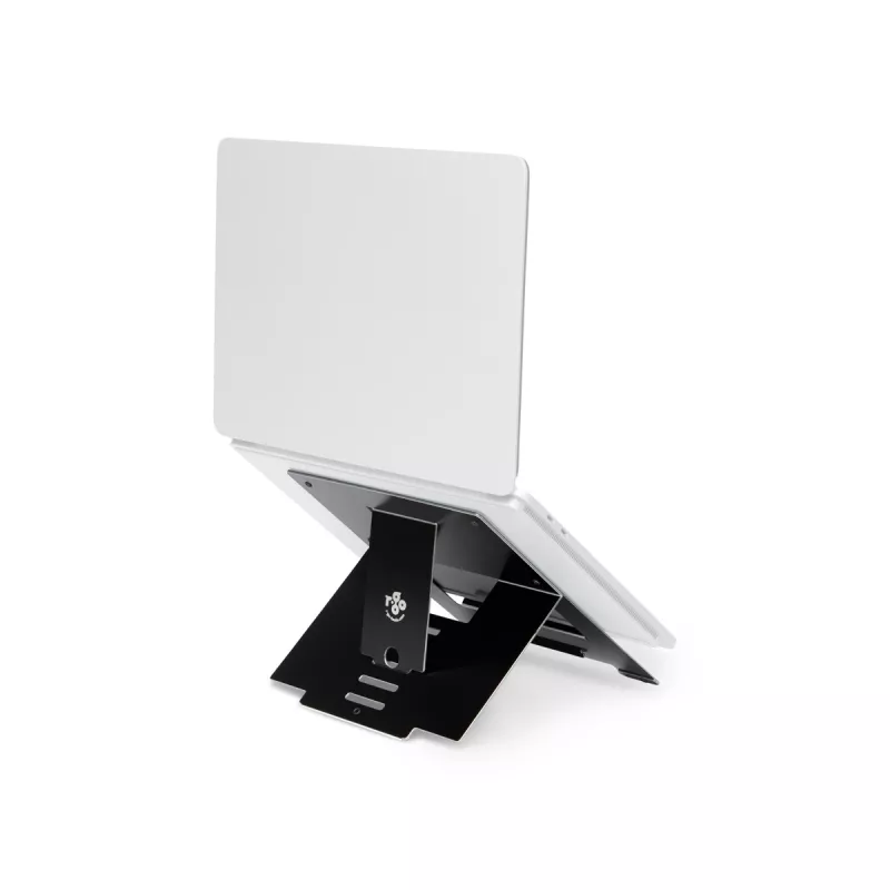 R-Go Tools Podstawka pod laptop R-Go Riser Flexible, regulowana składana podkładka pod laptop, ergonomiczna, aluminium Hylite, czarna