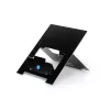 R-Go Tools Podstawka pod laptop R-Go Riser Flexible, regulowana składana podkładka pod laptop, ergonomiczna, aluminium Hylite, czarna