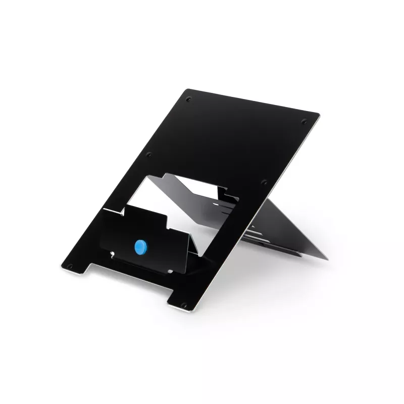 R-Go Tools Podstawka pod laptop R-Go Riser Flexible, regulowana składana podkładka pod laptop, ergonomiczna, aluminium Hylite, czarna