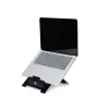 R-Go Tools Podstawka pod laptop R-Go Riser Flexible, regulowana składana podkładka pod laptop, ergonomiczna, aluminium Hylite, czarna