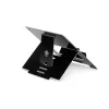 R-Go Tools Podstawka pod laptop R-Go Riser Flexible, regulowana składana podkładka pod laptop, ergonomiczna, aluminium Hylite, czarna